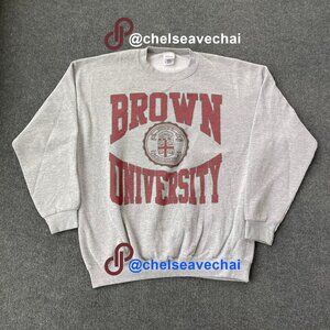 Vintage 90s Brown University Crewneck Shirt, BU Brown University College Shirt
